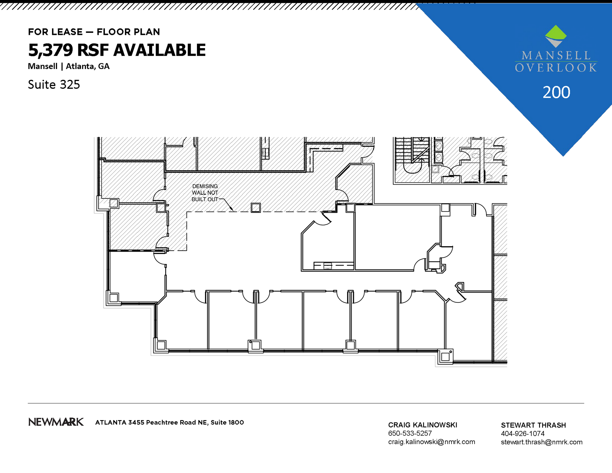 200 Mansell Ct E, Roswell, GA à louer Plan d’étage– Image 1 sur 1