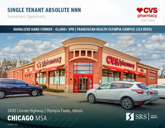Plus de détails pour 3400 Lincoln Hwy, Olympia Fields, IL - Local commercial à vendre