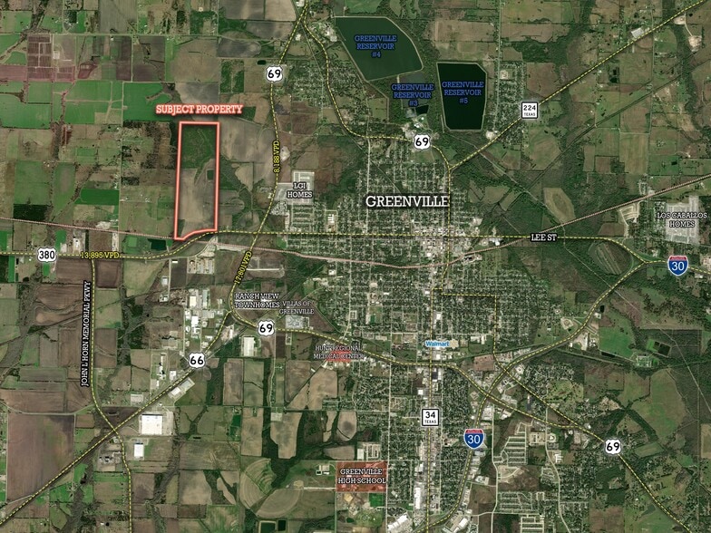 NWC 380 & CR 1086 hwy, Greenville, TX à vendre - Aérien – Image 2 sur 2