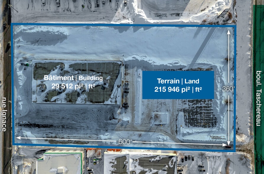 9525 Boul Taschereau, Brossard, QC à vendre - Aérien – Image 2 sur 9