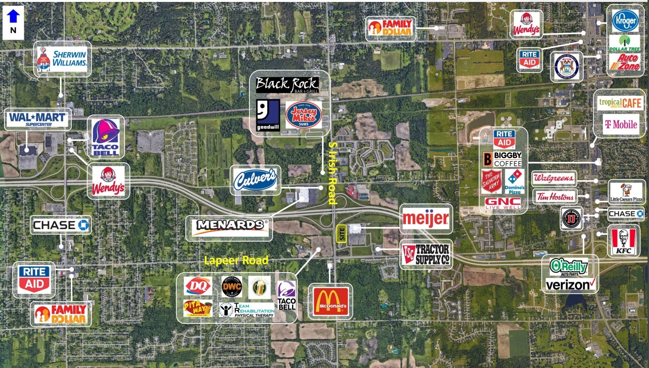 Davison - I-69 & Irish Rd, Davison, MI à vendre Photo principale– Image 1 sur 5