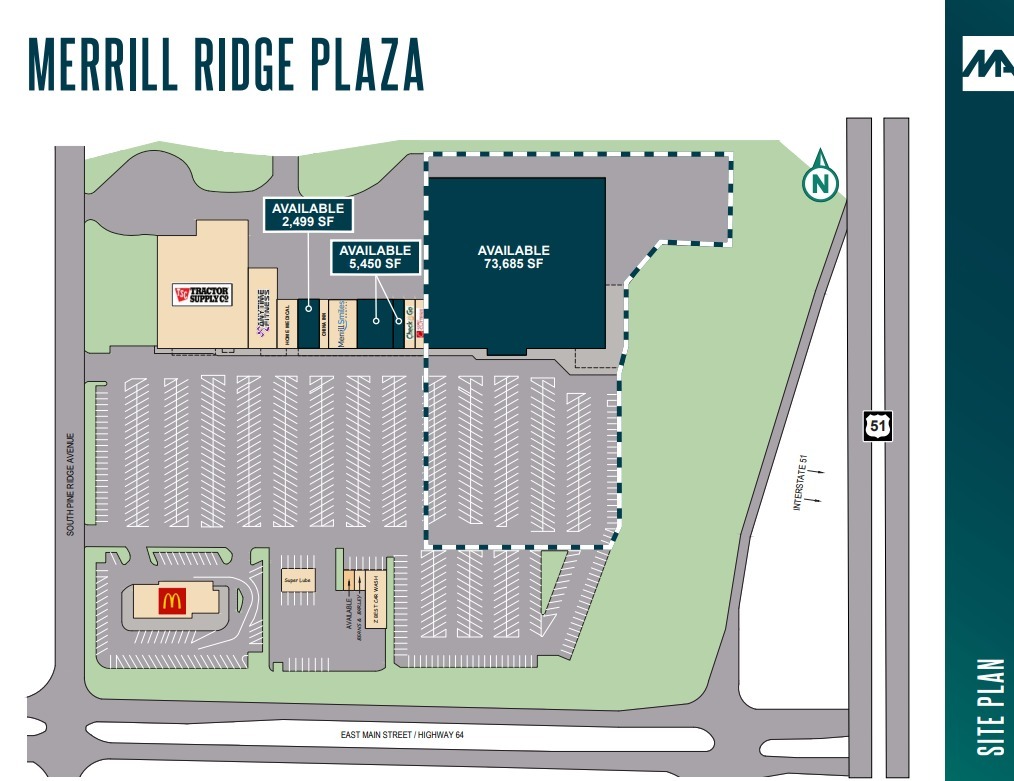 3500 E Main St, Merrill, WI à louer Plan de site– Image 1 sur 1