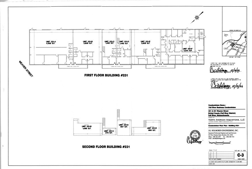 221 Weaver St, Fall River, MA à louer - Plan d’étage – Image 2 sur 5