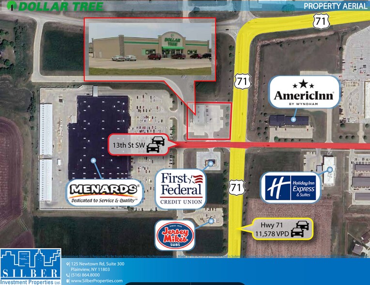 1103 13th St SW, Spencer, IA à vendre - Aérien – Image 3 sur 10