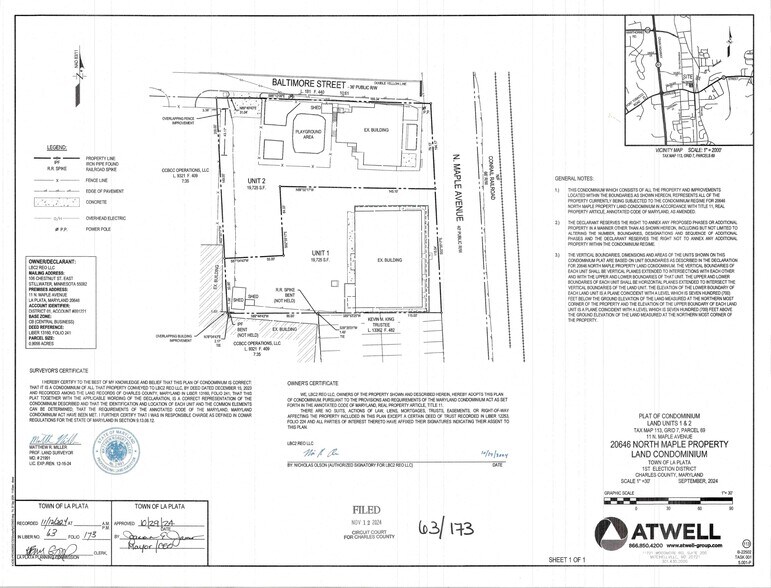 11 N Maple Ave, La Plata, MD à vendre - Plan de site – Image 3 sur 3