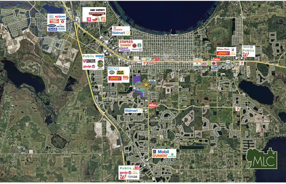2350 Canoe Creek rd, Saint Cloud, FL à vendre - Aérien – Image 2 sur 2