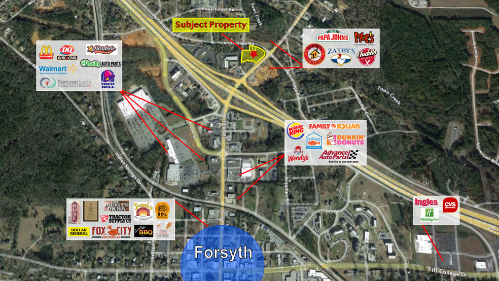 0 Cabiness Rd, Forsyth, GA à vendre - Aérien – Image 1 sur 1
