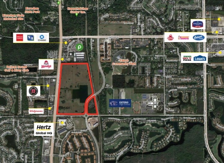 S Tamiami Trl & Williams Rd, Estero, FL à vendre - Aérien – Image 2 sur 7