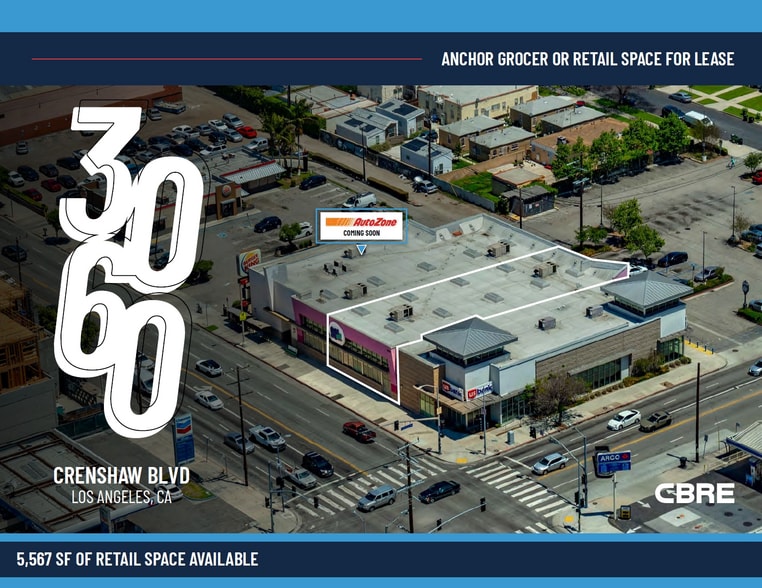 3060 Crenshaw Blvd, Los Angeles, CA à louer - Photo principale – Image 1 sur 7