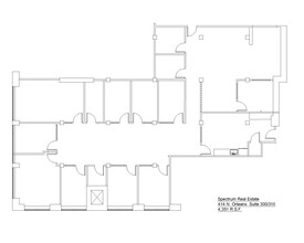 414 N Orleans St, Chicago, IL à louer Plan d’étage– Image 1 sur 1