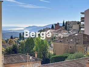 Grasse - Vue aérienne vue de carte