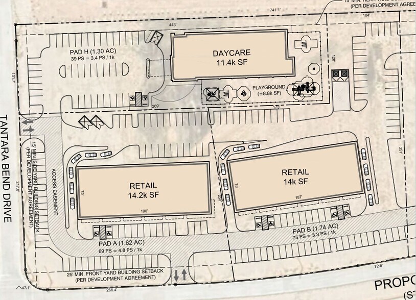 Stockdick School Rd. & Bartlett Rd., Katy, TX à louer - Plan de site – Image 2 sur 3