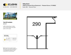 2100 W Pleasant Grove Blvd, Pleasant Grove, UT à louer Plan de site– Image 1 sur 1