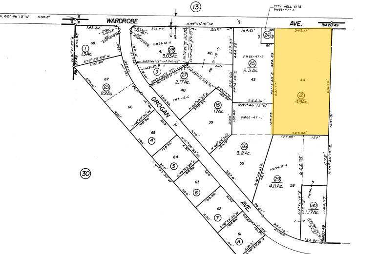 2050 Wardrobe Ave, Merced, CA à vendre - Plan cadastral – Image 2 sur 5