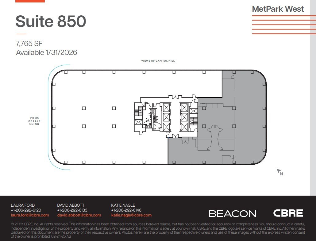 1100 Olive Way, Seattle, WA à louer Plan d’étage– Image 1 sur 1