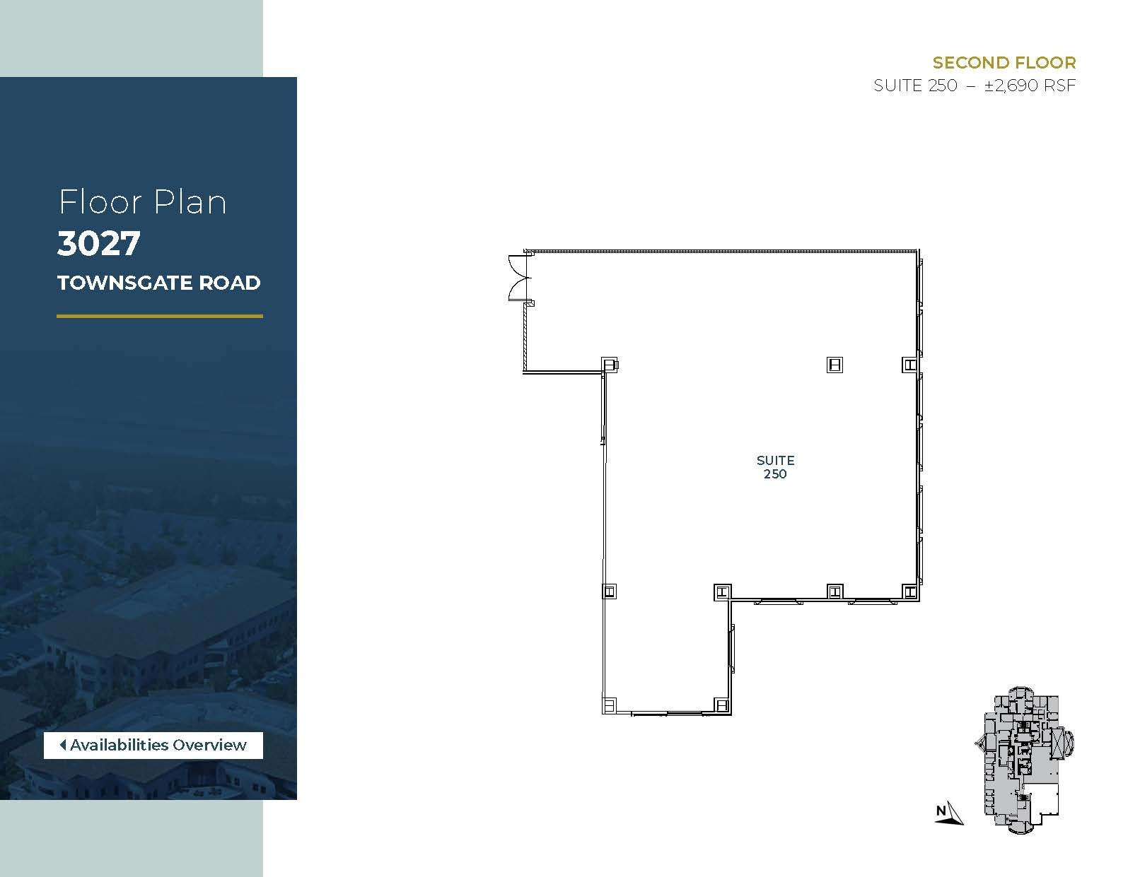 2945 Townsgate Rd, Westlake Village, CA à louer Plan d’étage– Image 1 sur 1