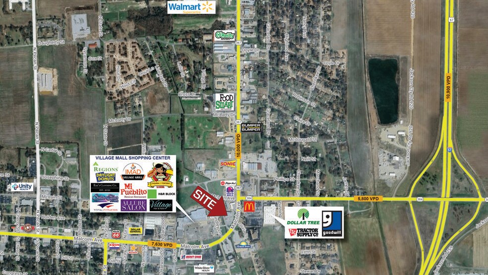 2401 Malcolm Ave, Newport, AR à vendre - Aérien – Image 2 sur 3