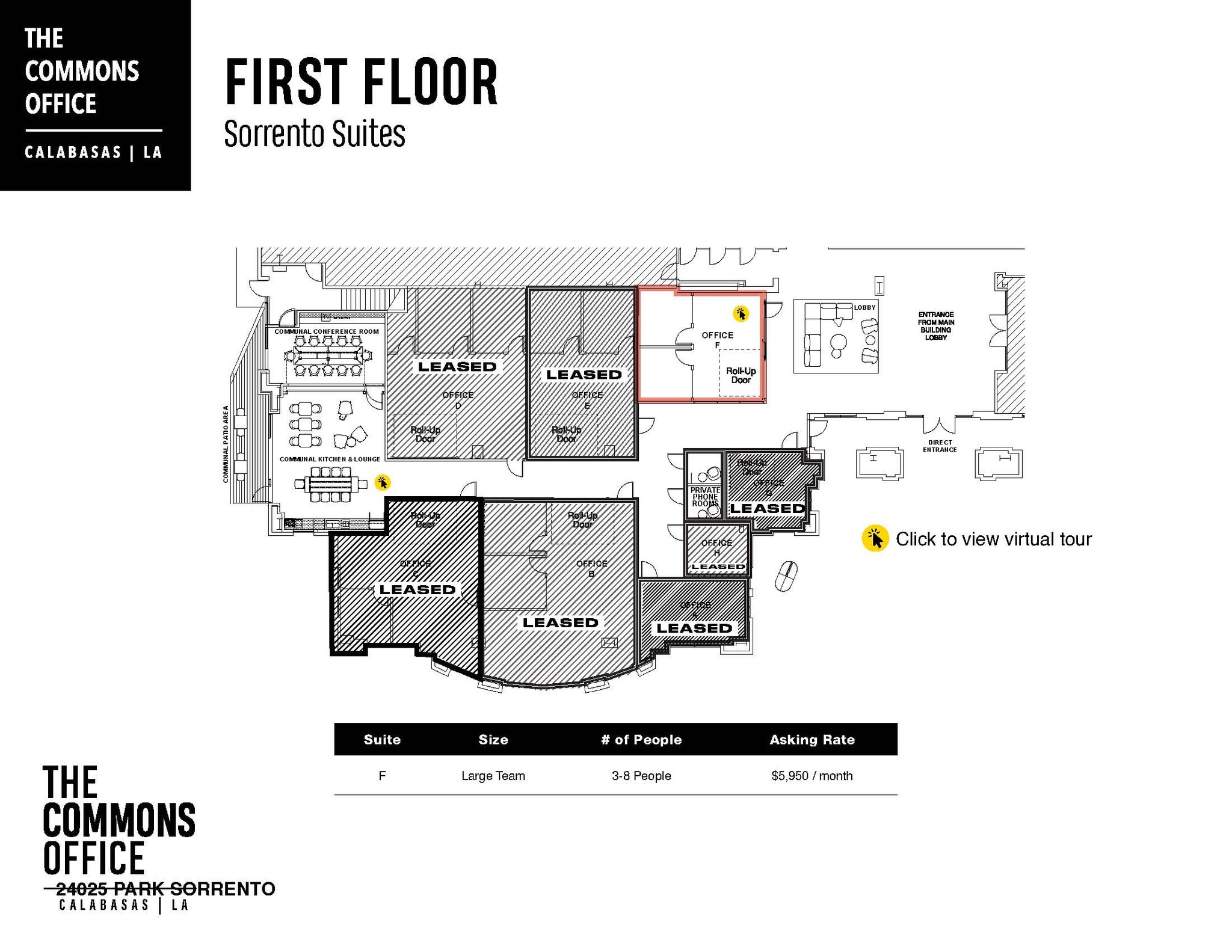 24025 Park Sorrento, Calabasas, CA à louer Plan d’étage– Image 1 sur 1