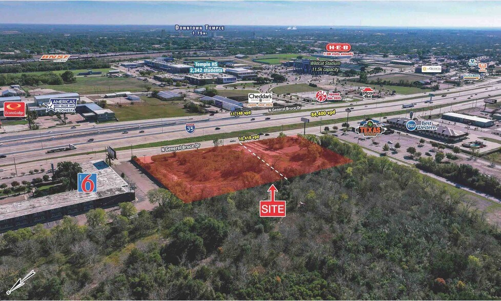 720 N General Bruce Dr, Temple, TX à vendre - Photo principale – Image 1 sur 5