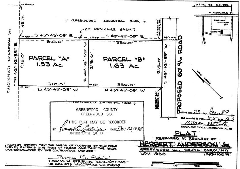 122 Premier Dr, Greenwood, SC à louer - Plan cadastral – Image 2 sur 11