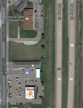 2nd Ave NW, Stewartville, MN - VUE AÉRIENNE  vue de carte
