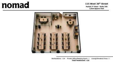 115-125 W 30th St, New York, NY à louer Plan d’étage– Image 1 sur 5