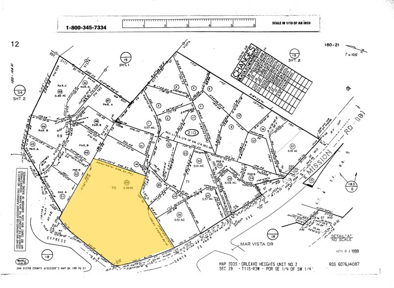 S Santa Fe Ave, Vista, CA à vendre - Plan cadastral – Image 2 sur 3