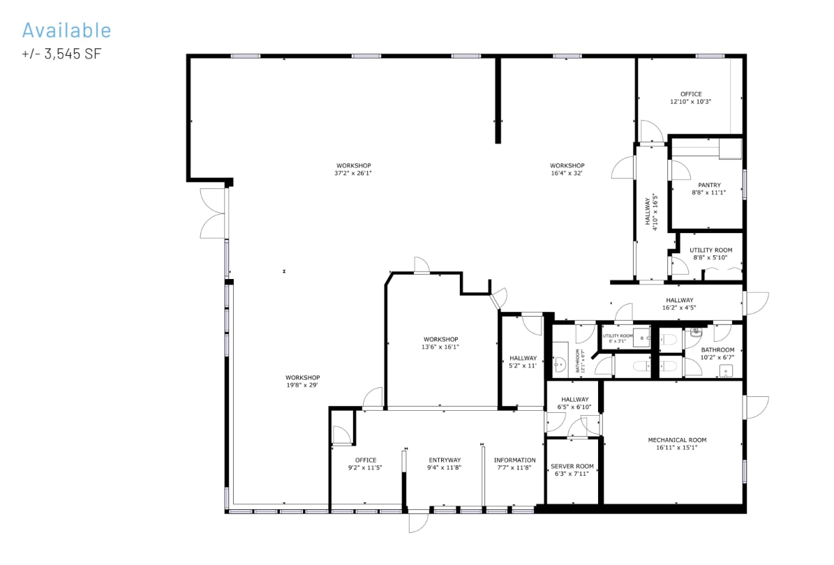 1900 E 7th St, Charlotte, NC à louer Plan d’étage– Image 1 sur 1