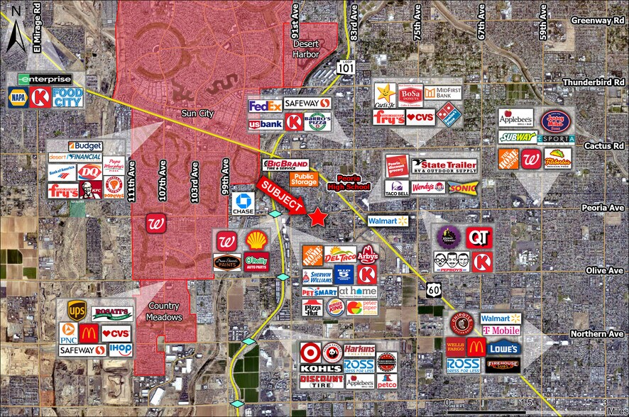 Peoria Ave, Peoria, AZ à vendre - Aérien – Image 3 sur 4