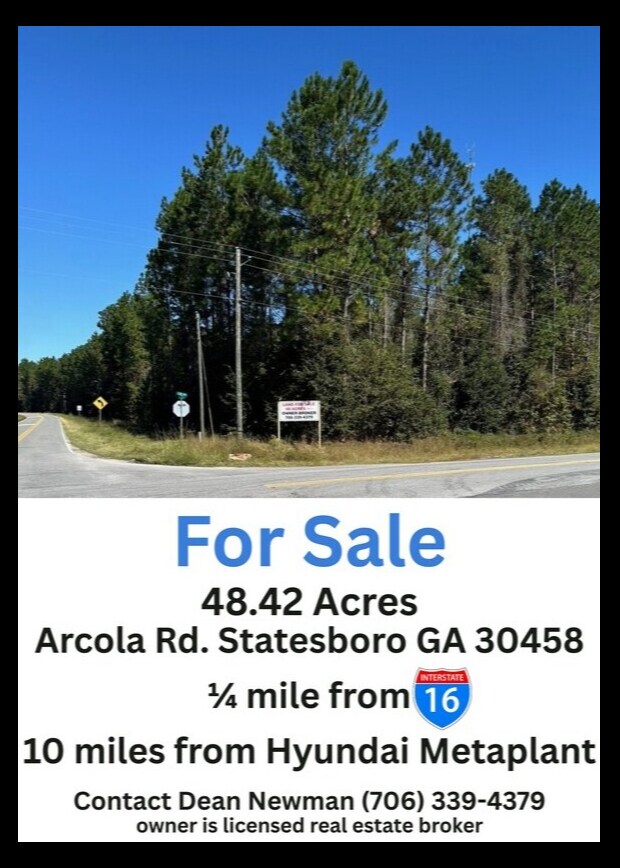 Arcola Road Rd, Statesboro, GA à vendre Photo de l’immeuble– Image 1 sur 9