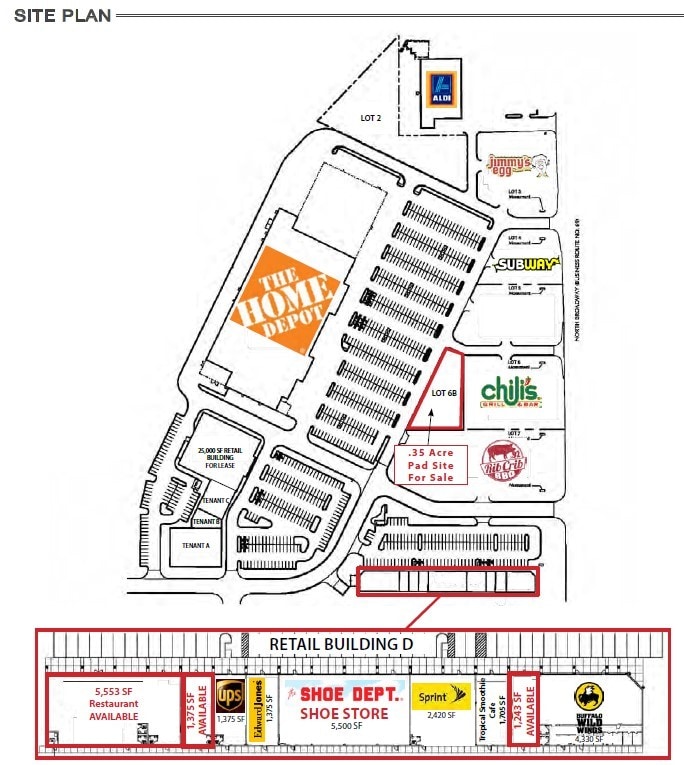 2905 N Broadway, Pittsburg, KS à louer Plan de site– Image 1 sur 1