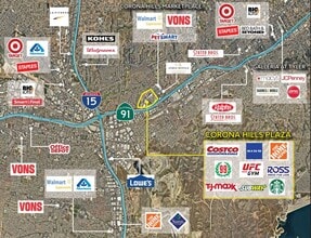 420-450 N McKinley St, Corona, CA - VUE AÉRIENNE vue de carte