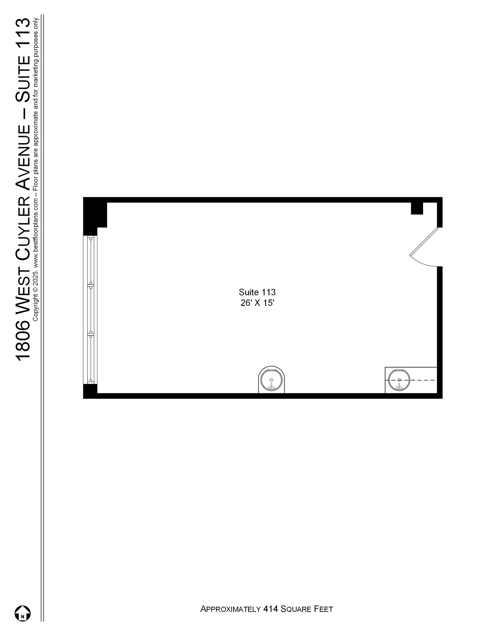 1800-1814 W Cuyler Ave, Chicago, IL à louer Photo intérieure– Image 1 sur 1