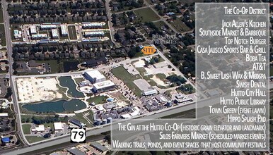 401 West St & 403 W Meltcalfe St, Hutto, TX - Vue aérienne  vue de carte