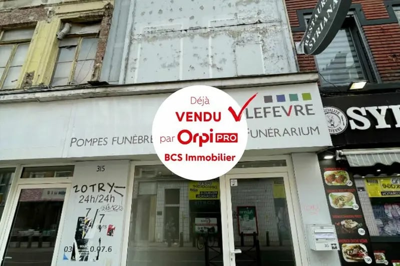 Local commercial dans Lille à vendre Photo de l’immeuble– Image 1 sur 3