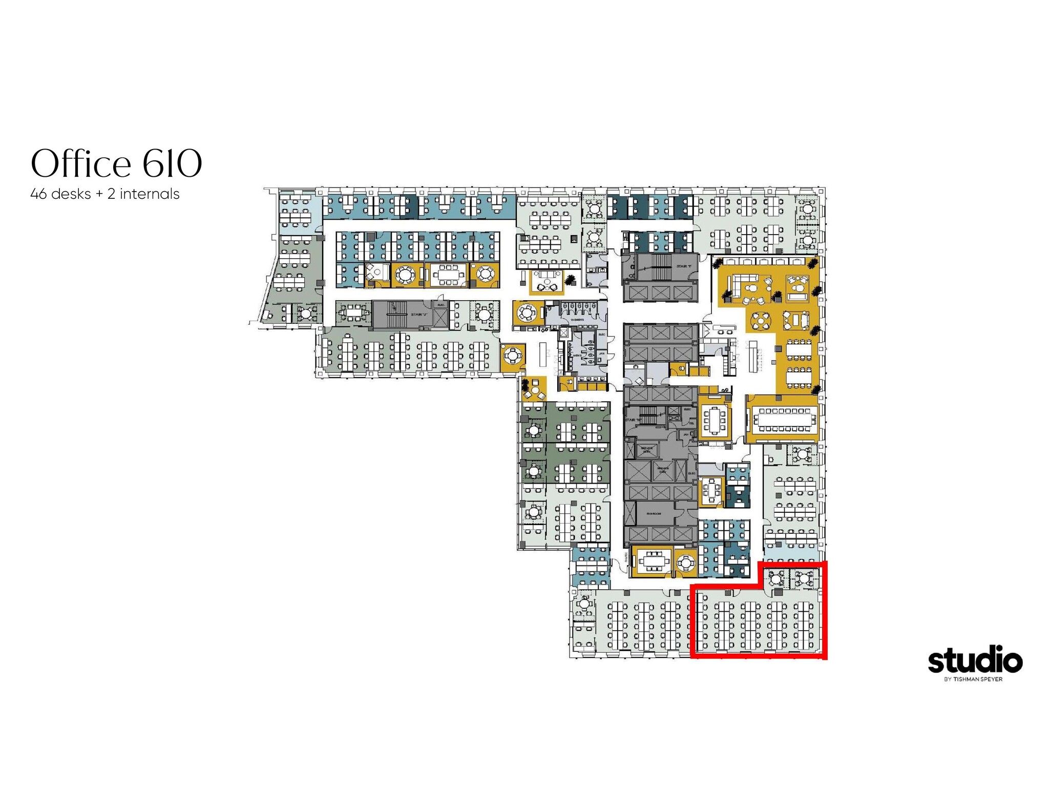 666 Third Ave, New York, NY à louer Plan d’étage– Image 1 sur 15