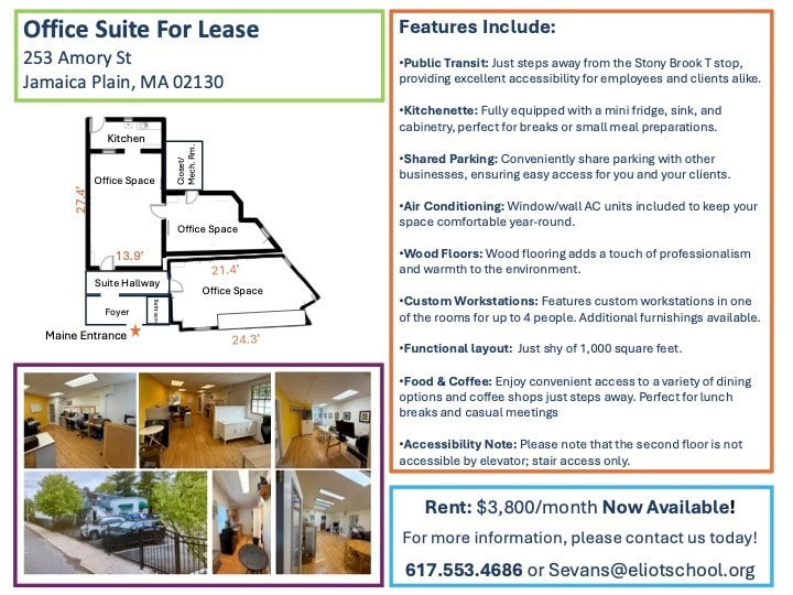 253 Amory St, Jamaica Plain, MA à louer Autre– Image 1 sur 8