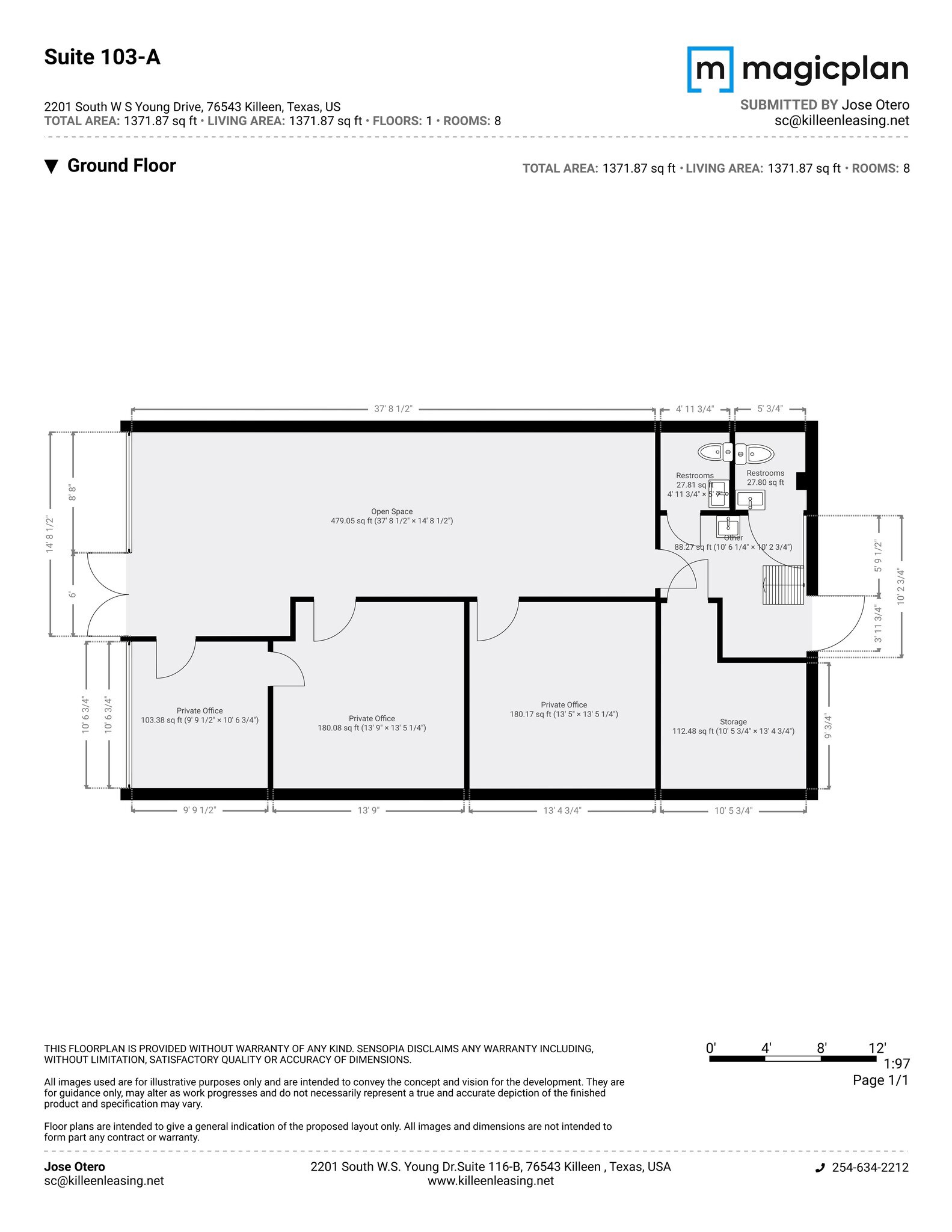 2201 S W S Young Dr, Killeen, TX à louer Plan de site– Image 1 sur 11