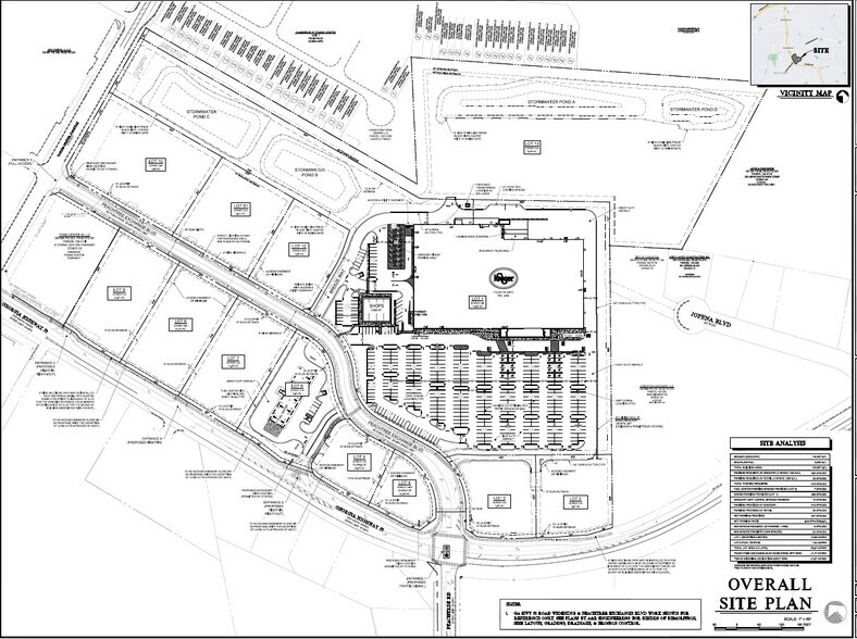 Hwy 53 & Peachtree Rd, Hoschton, GA à louer - Plan de site – Image 2 sur 2