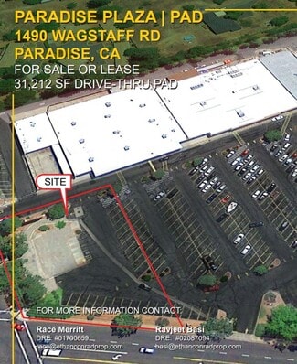 Plus de détails pour 1490 Wagstaff Rd, Paradise, CA - Terrain à louer