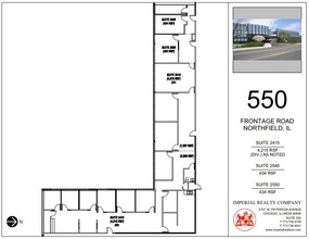 540-550 W Frontage Rd, Northfield, IL à louer Plan d’étage– Image 1 sur 11