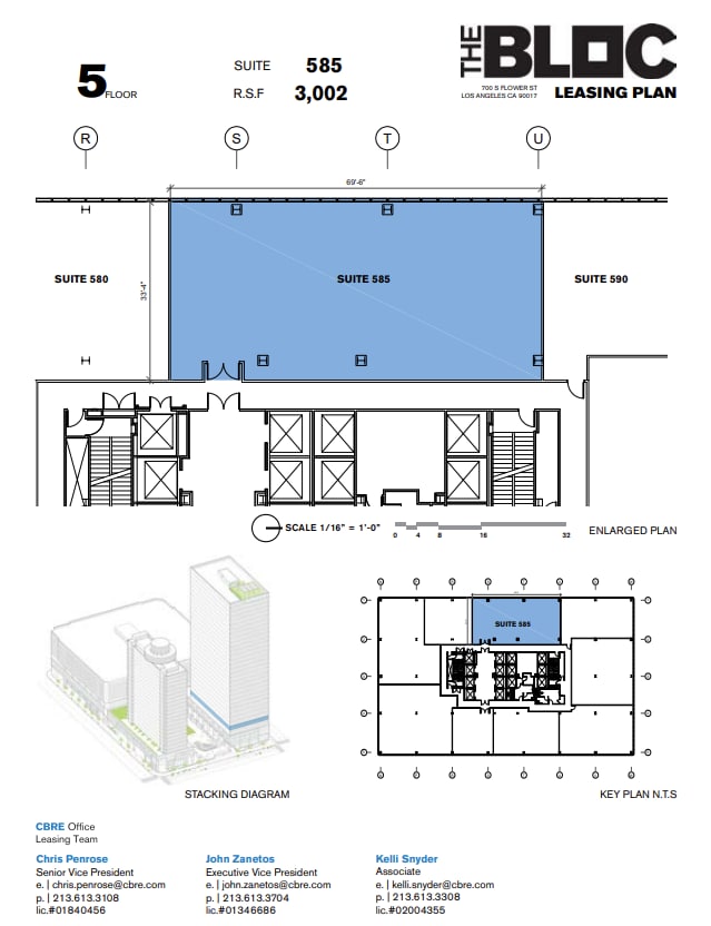 700 S Flower St, Los Angeles, CA à louer Plan d’étage– Image 1 sur 1
