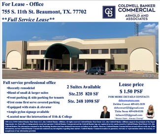 Plus de détails pour 755 S 11th St, Beaumont, TX - Bureau à louer