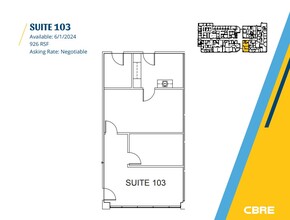 25775 McBean Pky, Valencia, CA à louer Plan d’étage– Image 1 sur 1