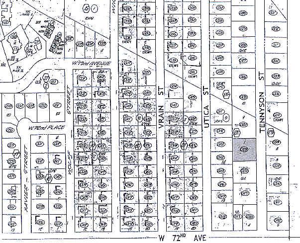 7255 Tennyson St, Westminster, CO à vendre - Plan cadastral – Image 2 sur 2