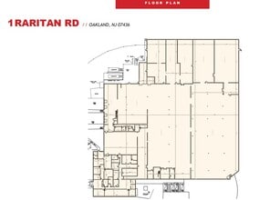 1 Raritan Rd, Oakland, NJ à louer Plan d’étage– Image 2 sur 2