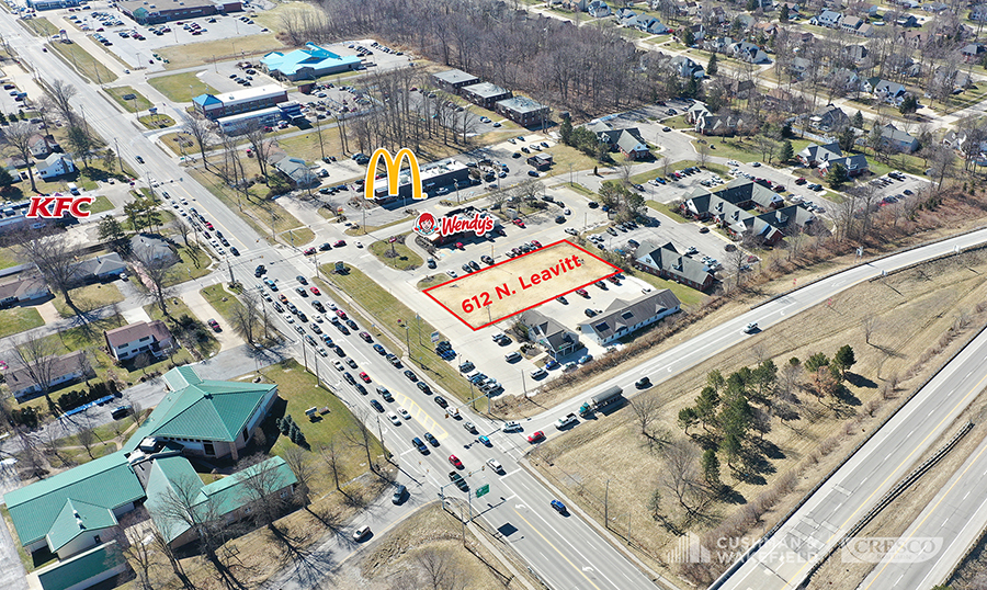 612 N. Leavitt Rd, Amherst, OH à vendre - Aérien – Image 3 sur 5