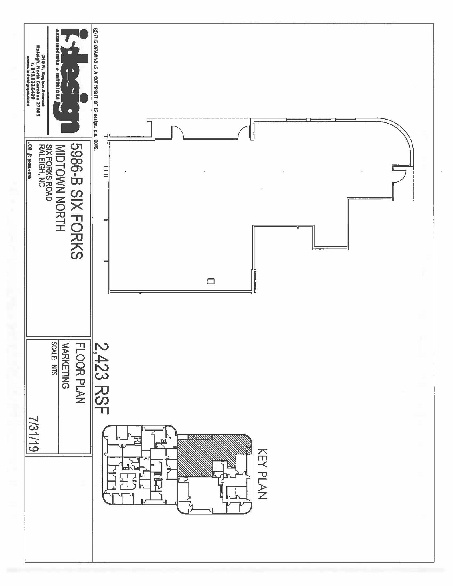 5910-6040 Six Forks rd, Raleigh, NC à louer Plan d’étage– Image 1 sur 1