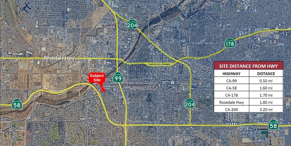 4450 California Ave, Bakersfield, CA à louer - Aérien – Image 3 sur 3
