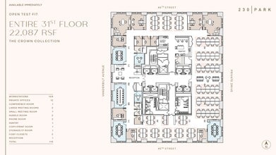 230 Park Ave, New York, NY à louer Plan d’étage– Image 2 sur 10